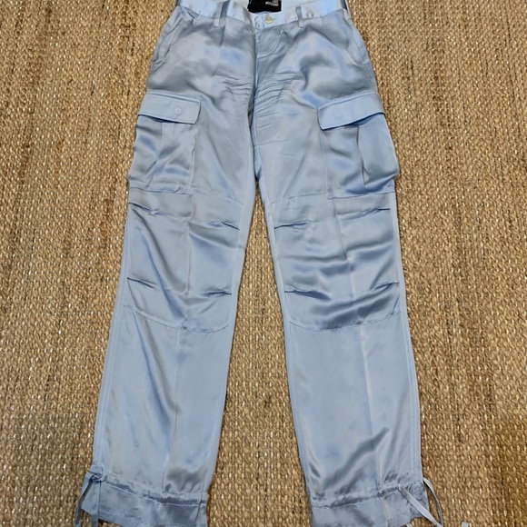 Love Moschino Silk Cargo Pants 